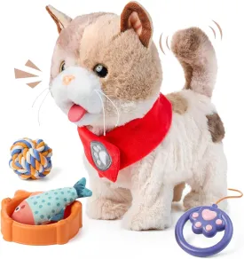 🐱 Interactive TUMAMA Toy Cat for Kids - Entertaining, Plush, and Educational