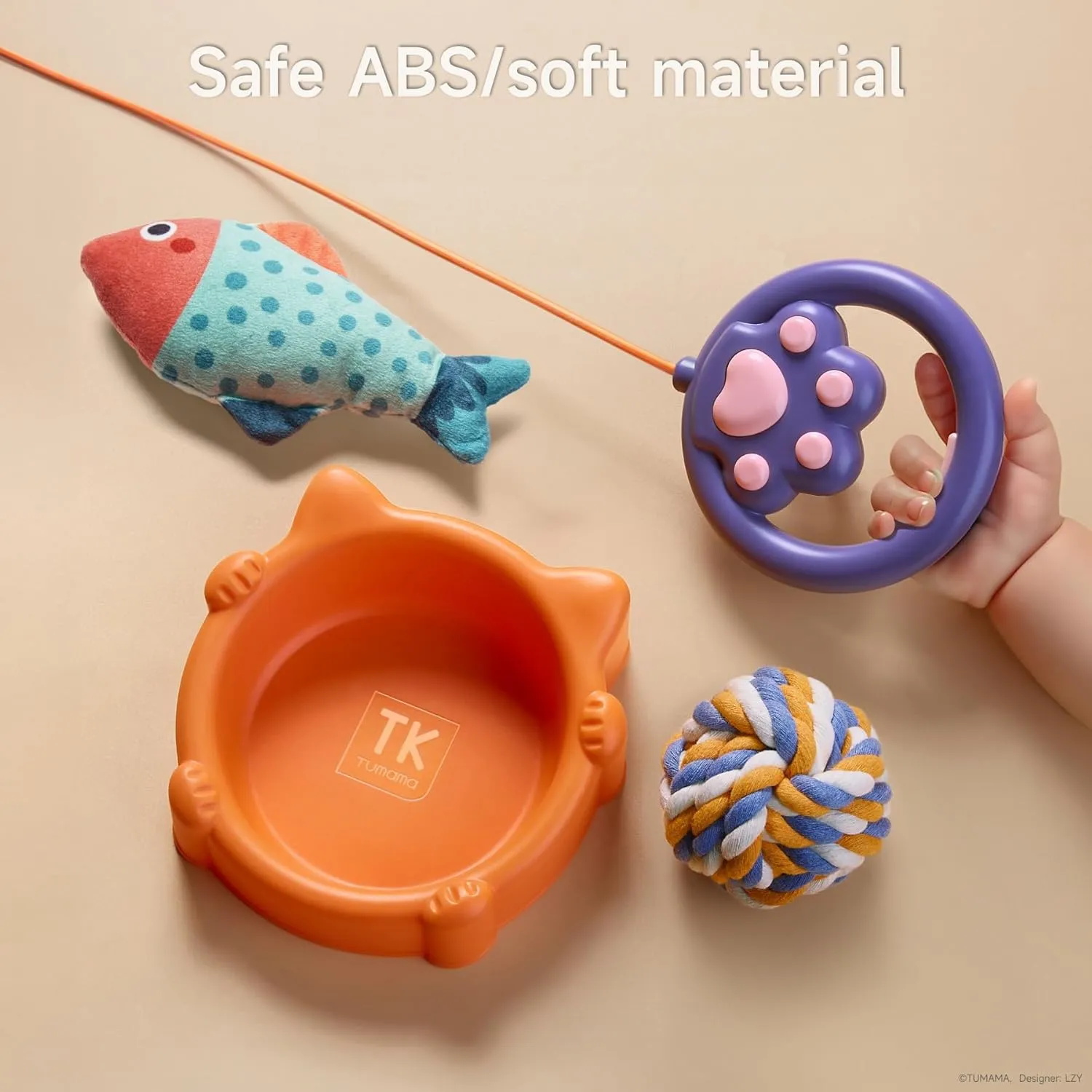 🐱 Interactive TUMAMA Toy Cat for Kids - Entertaining, Plush, and Educational