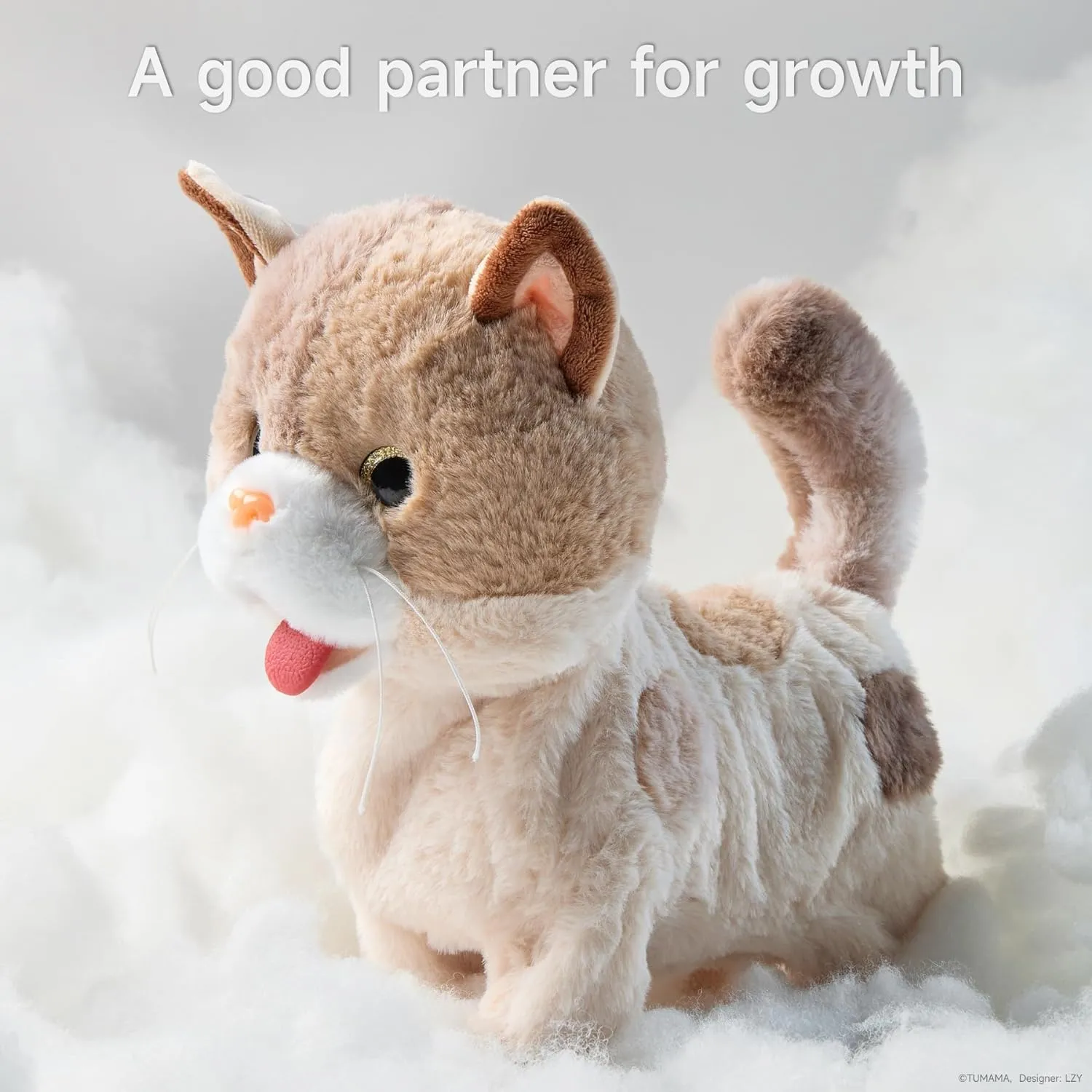 🐱 Interactive TUMAMA Toy Cat for Kids - Entertaining, Plush, and Educational