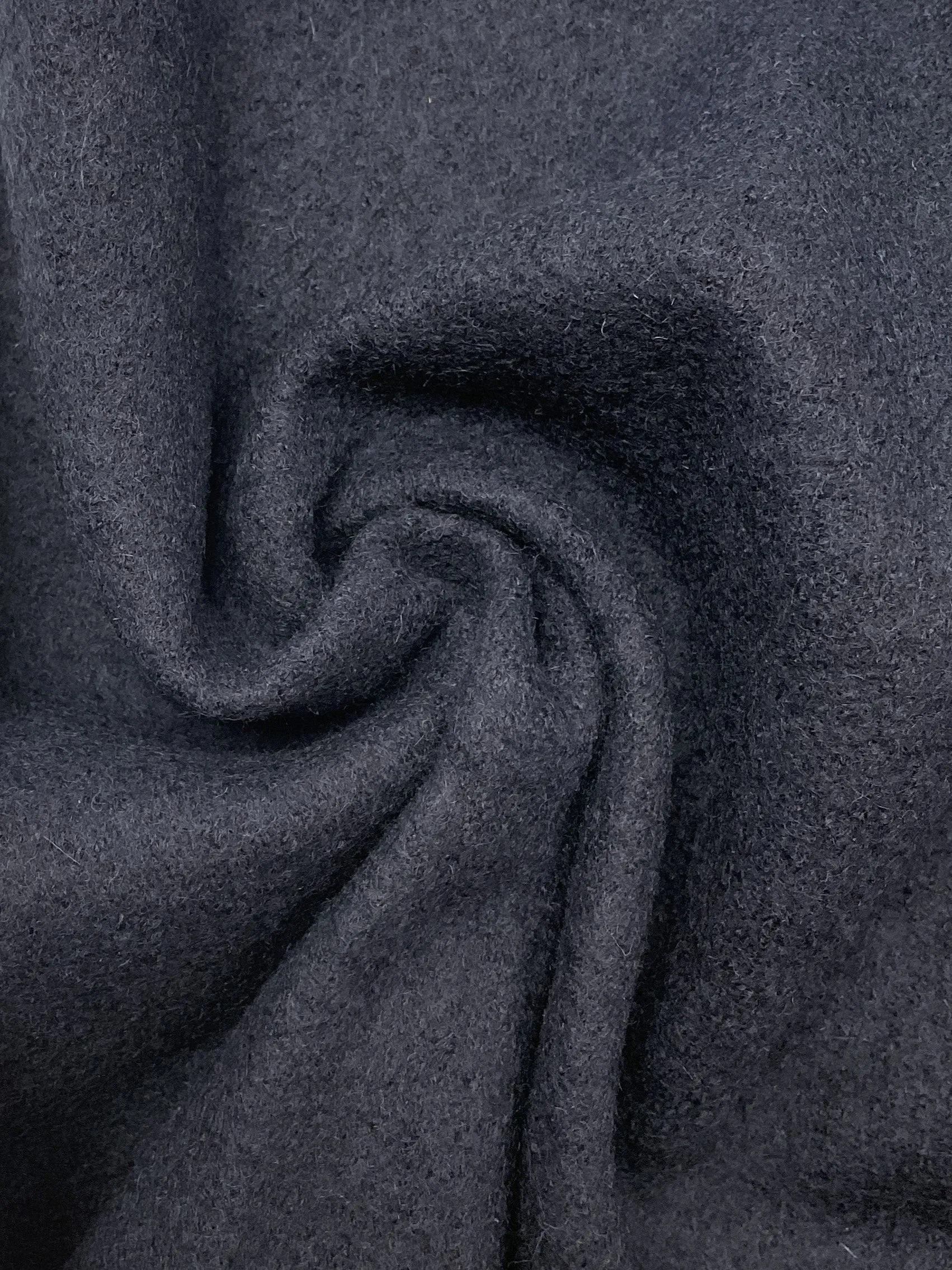1/3 YD Wool Boiled - Navy Blue