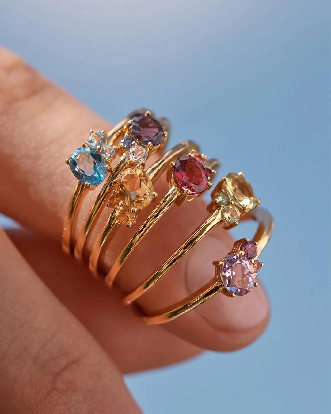 18k Gold Vermeil Kindred Birthstone Ring - October