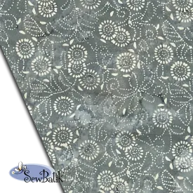 57" Batik Canvas (5oz) - Medora Flora - Chrome
