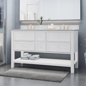 60" Wood Bathroom Vanity (Counter Top NOT Included) - NH538703