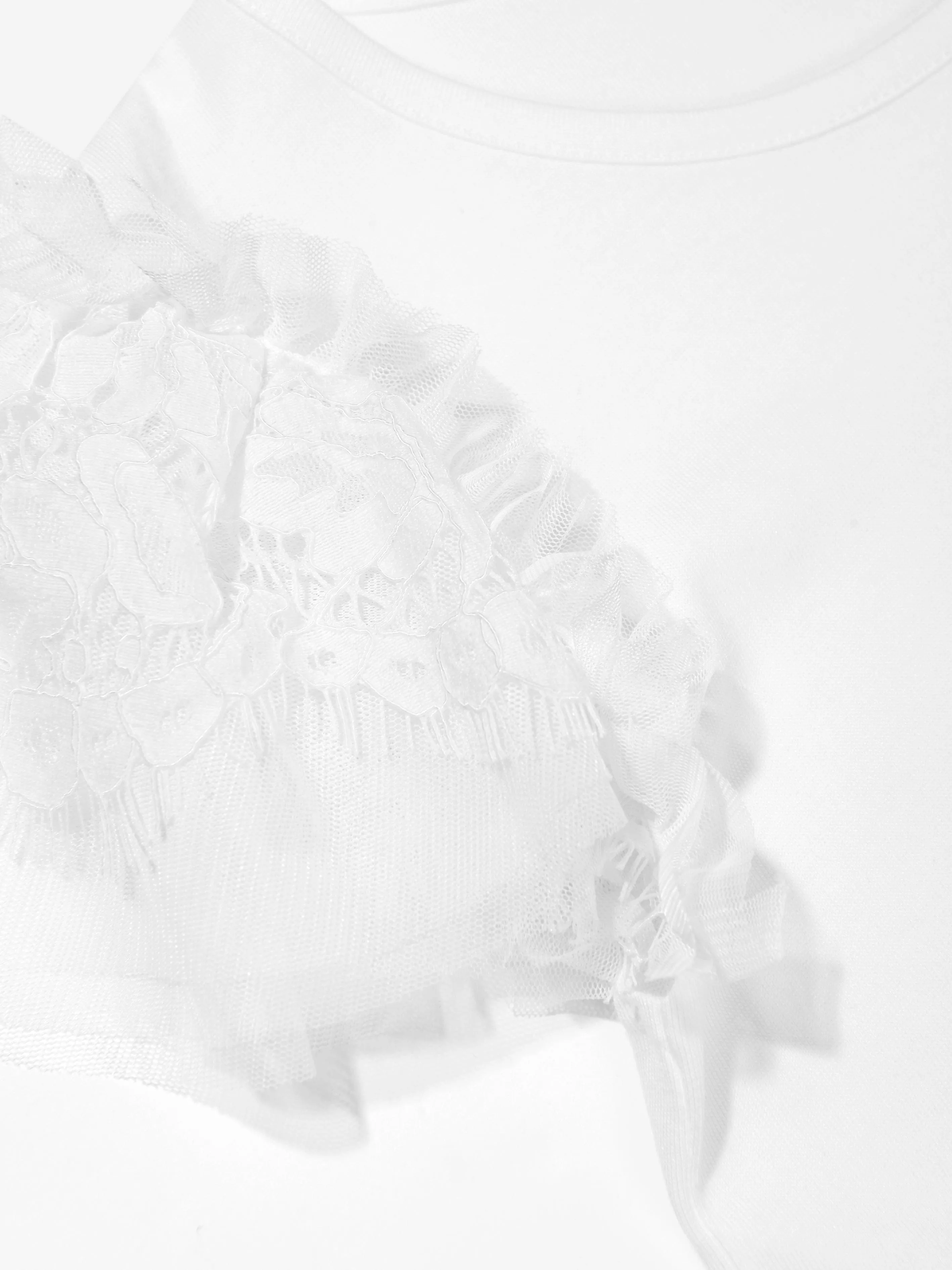 Angels Face Girls Larisa Top in White