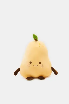 Baby Beige Plush Pear Toy