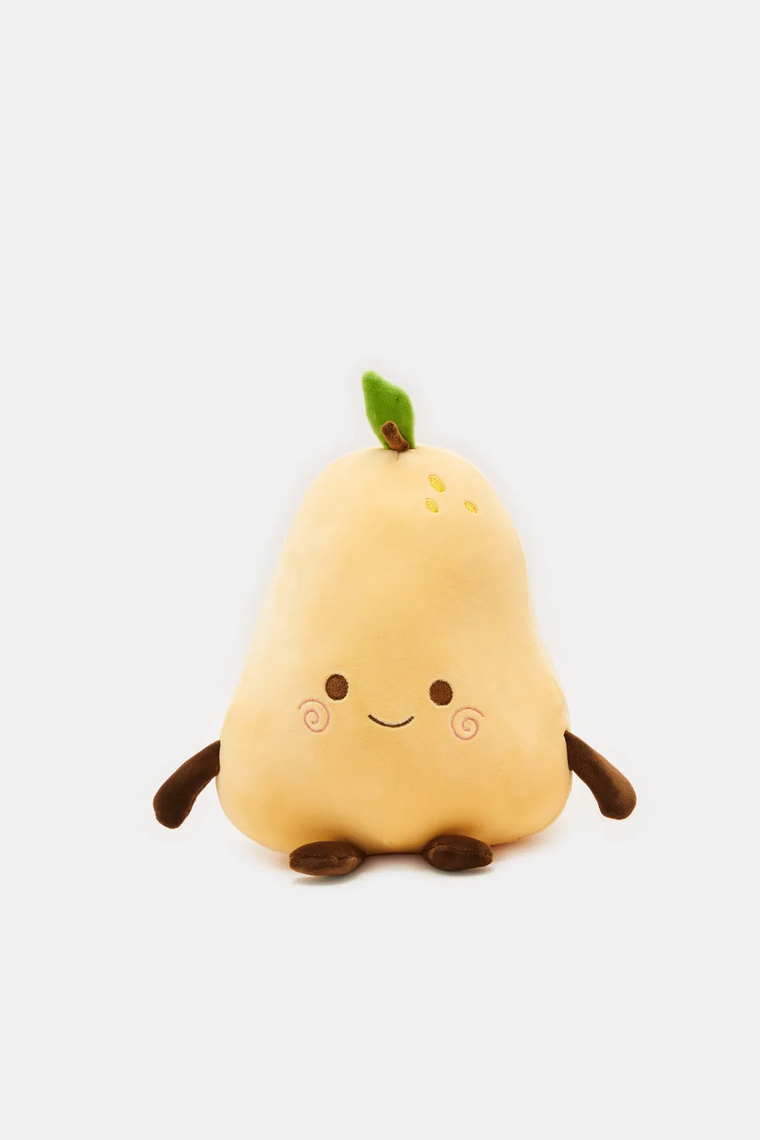 Baby Beige Plush Pear Toy