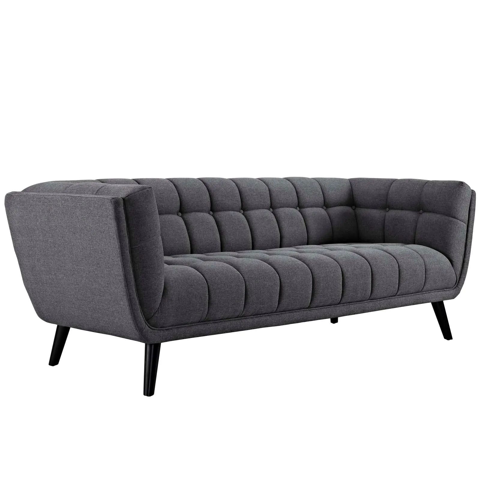 Bestow 2 Piece Upholstered Fabric Sofa and Loveseat Set by Modway