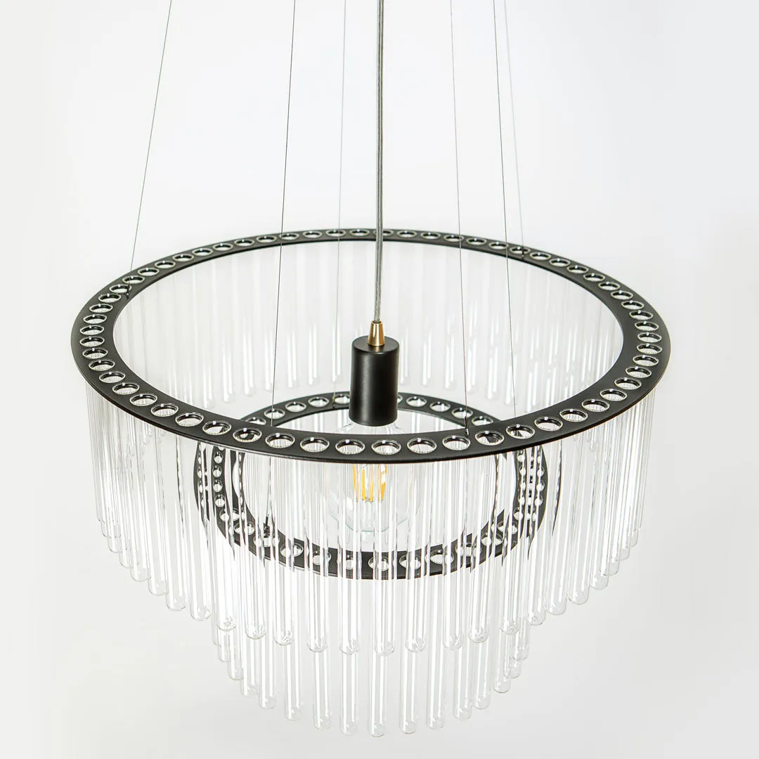 Black Maria SC Test Tube Chandelier - Double