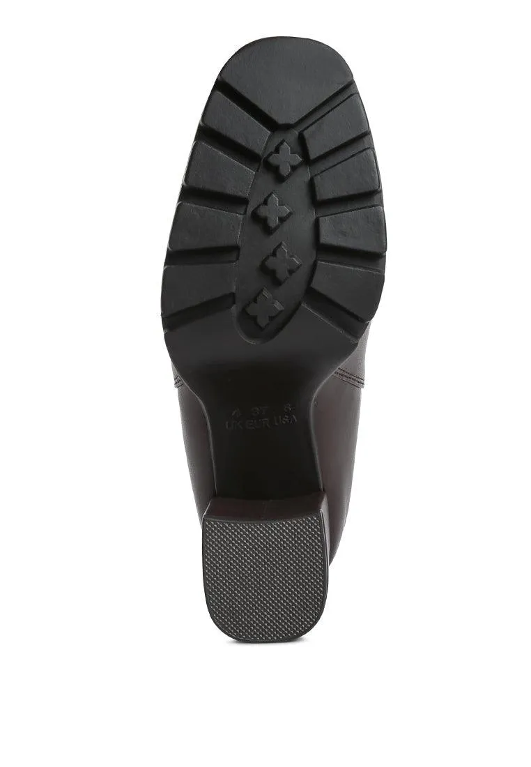 Bolt Block Heeled Chelsea Boots