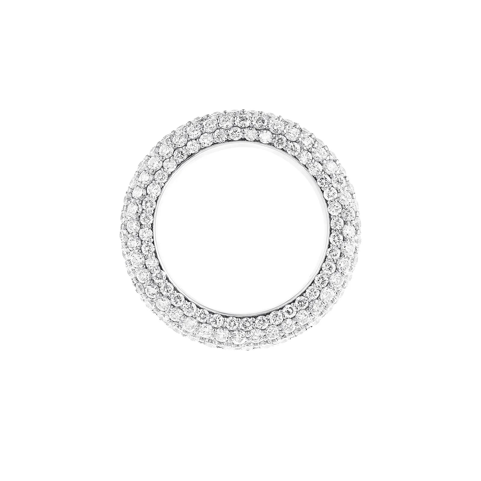 Bombe Ring - White Gold