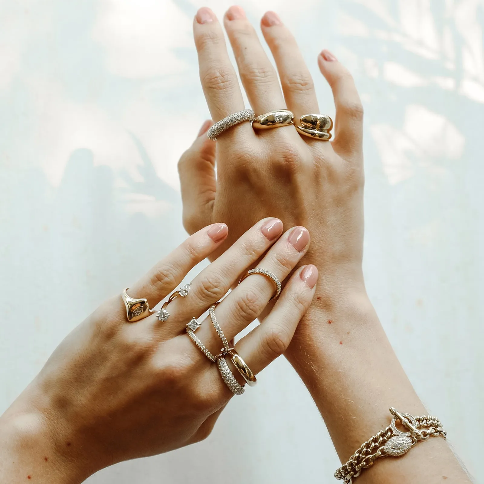 Bombe Ring - White Gold