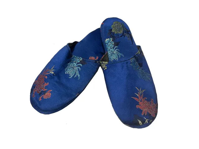 Brocade Comfy Slipper - Floral