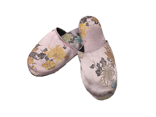 Brocade Comfy Slipper - Floral