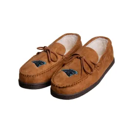 Carolina Panthers NFL Mens Moccasin Slippers