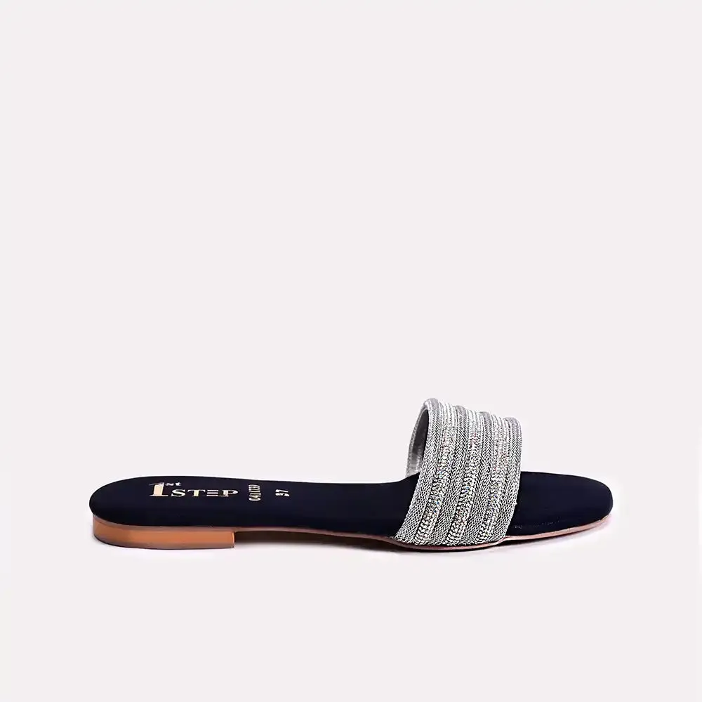 Catherine Blue Fancy Slippers 0411739