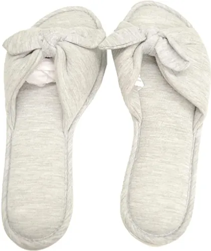 Charter Club Womens Open-Toe Knot Slippers