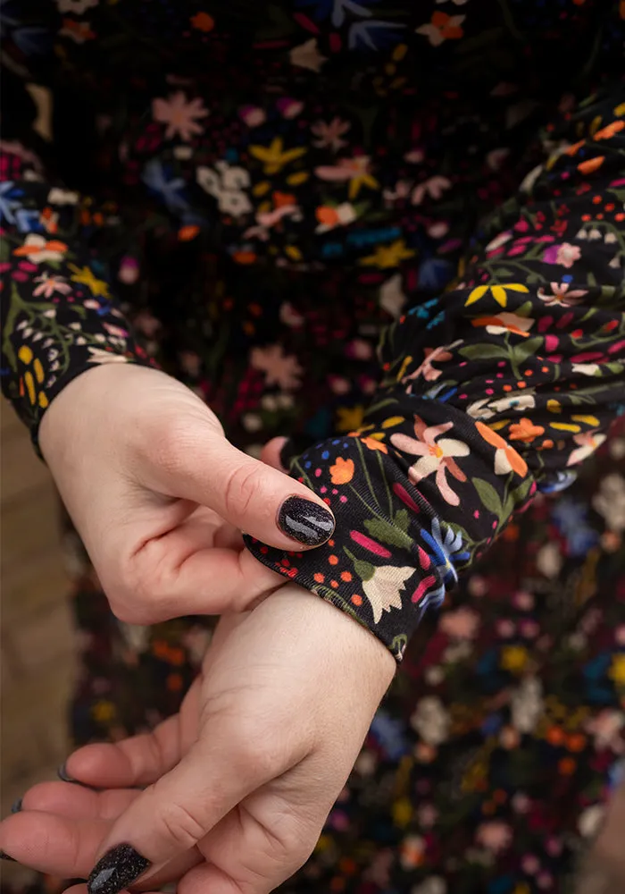 Chase Ditsy Floral Print Viscose Midi Dress