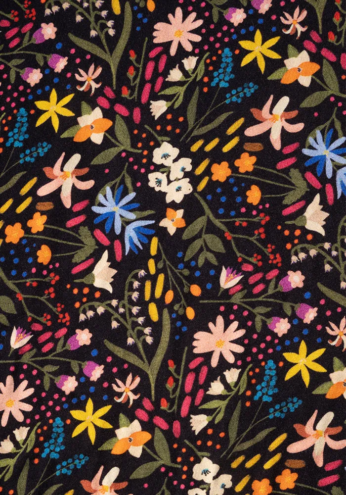 Chase Ditsy Floral Print Viscose Midi Dress