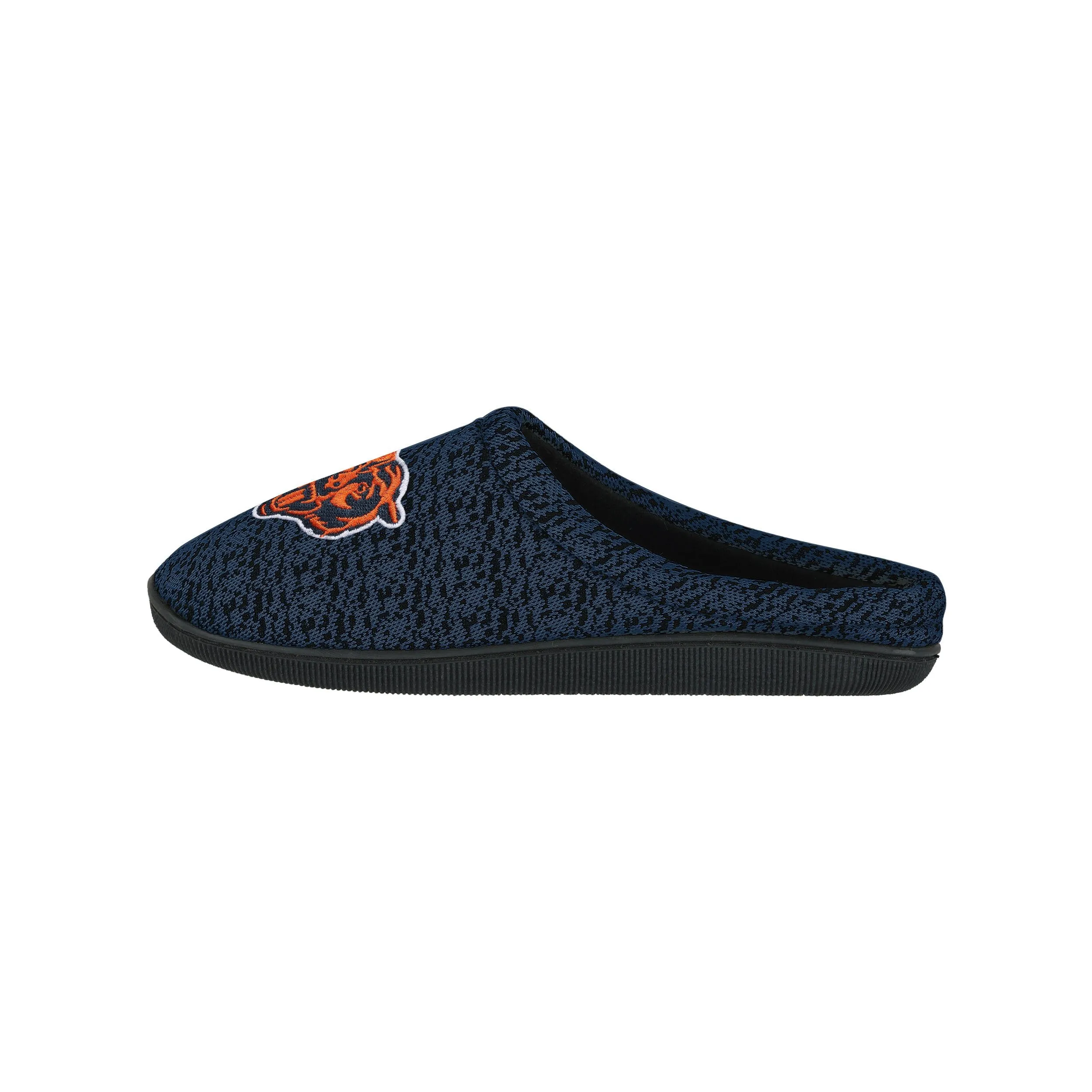 Chicago Bears NFL Mens Poly Knit Cup Sole Slippers