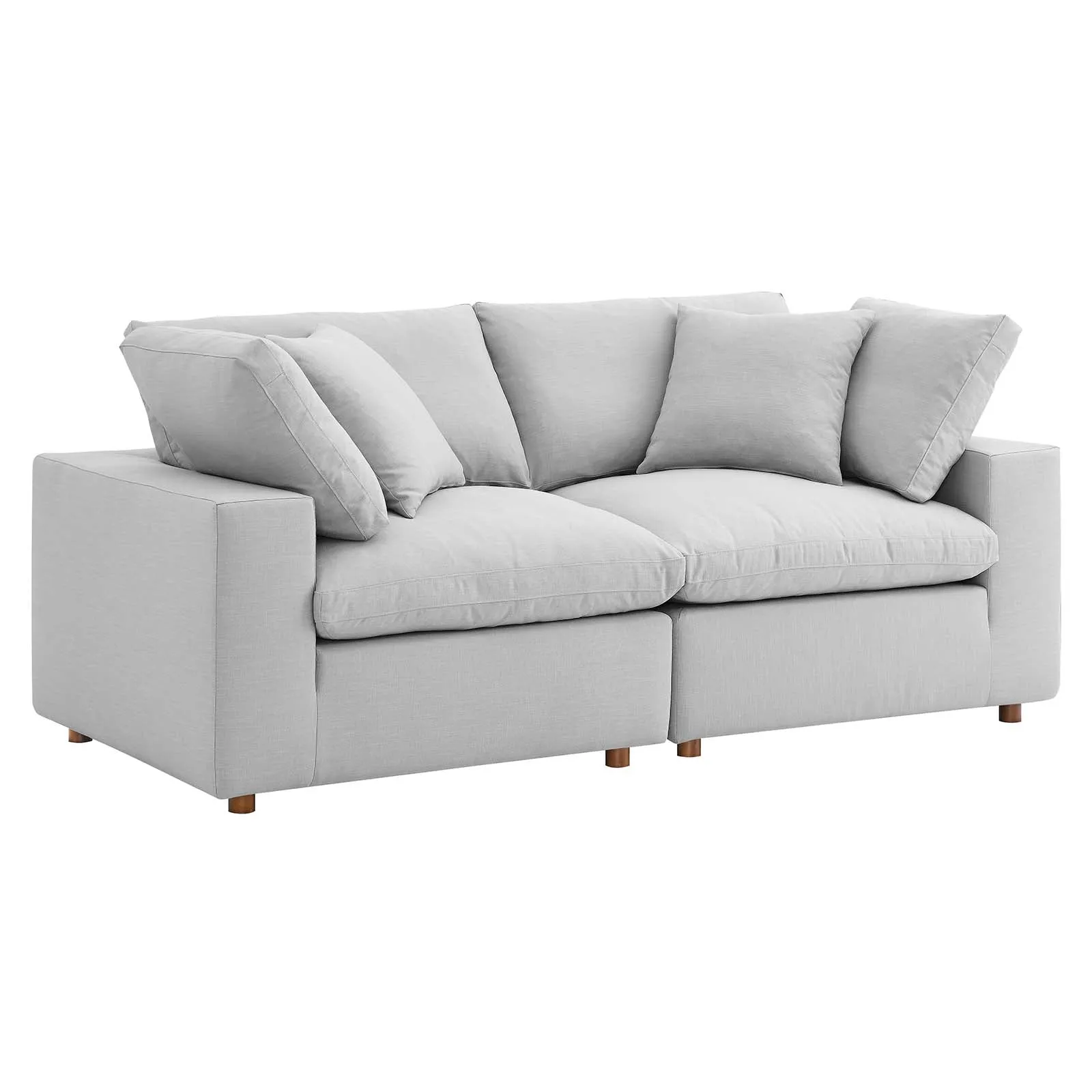 Commix Down Filled Overstuffed 2 Piece Sectional Sofa Set by Modway