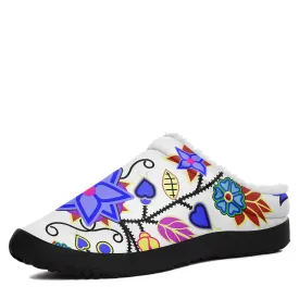 Floral Beadwork Seven Clans White Ikinnii