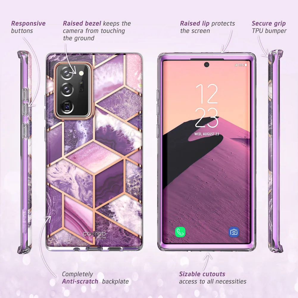 Galaxy Note20 Ultra Cosmo Case(open box) - Marble Purple