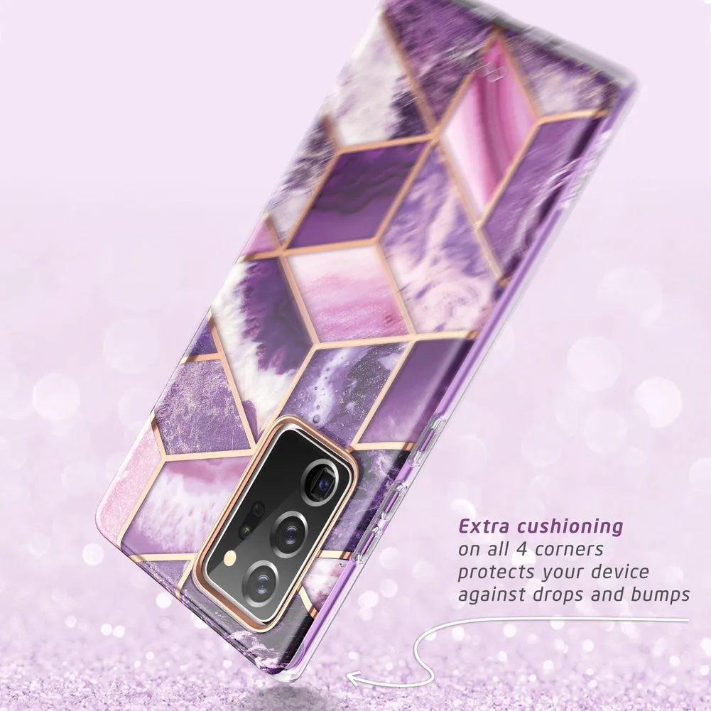 Galaxy Note20 Ultra Cosmo Case(open box) - Marble Purple
