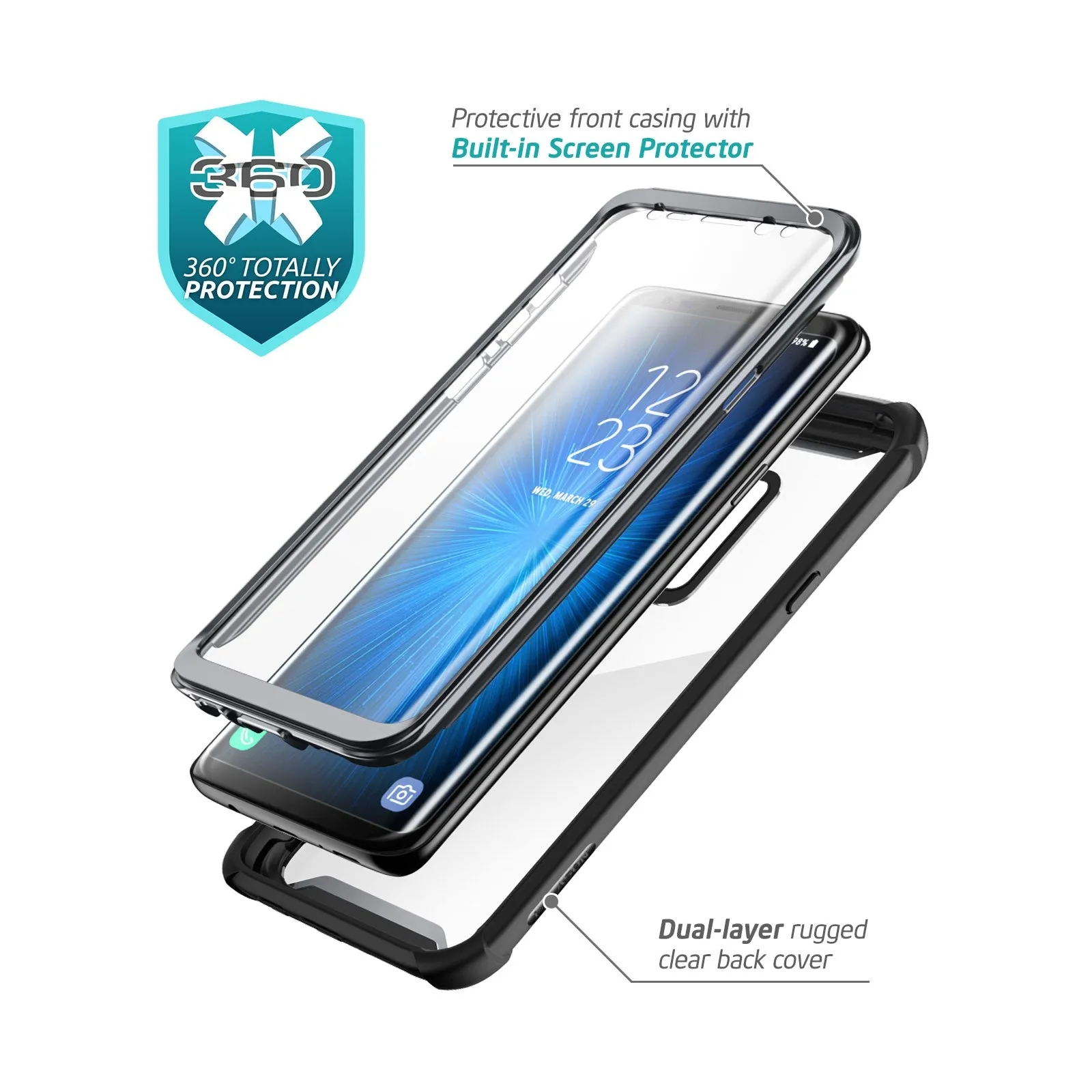 Galaxy S9 Plus Ares Case(open box) - Black