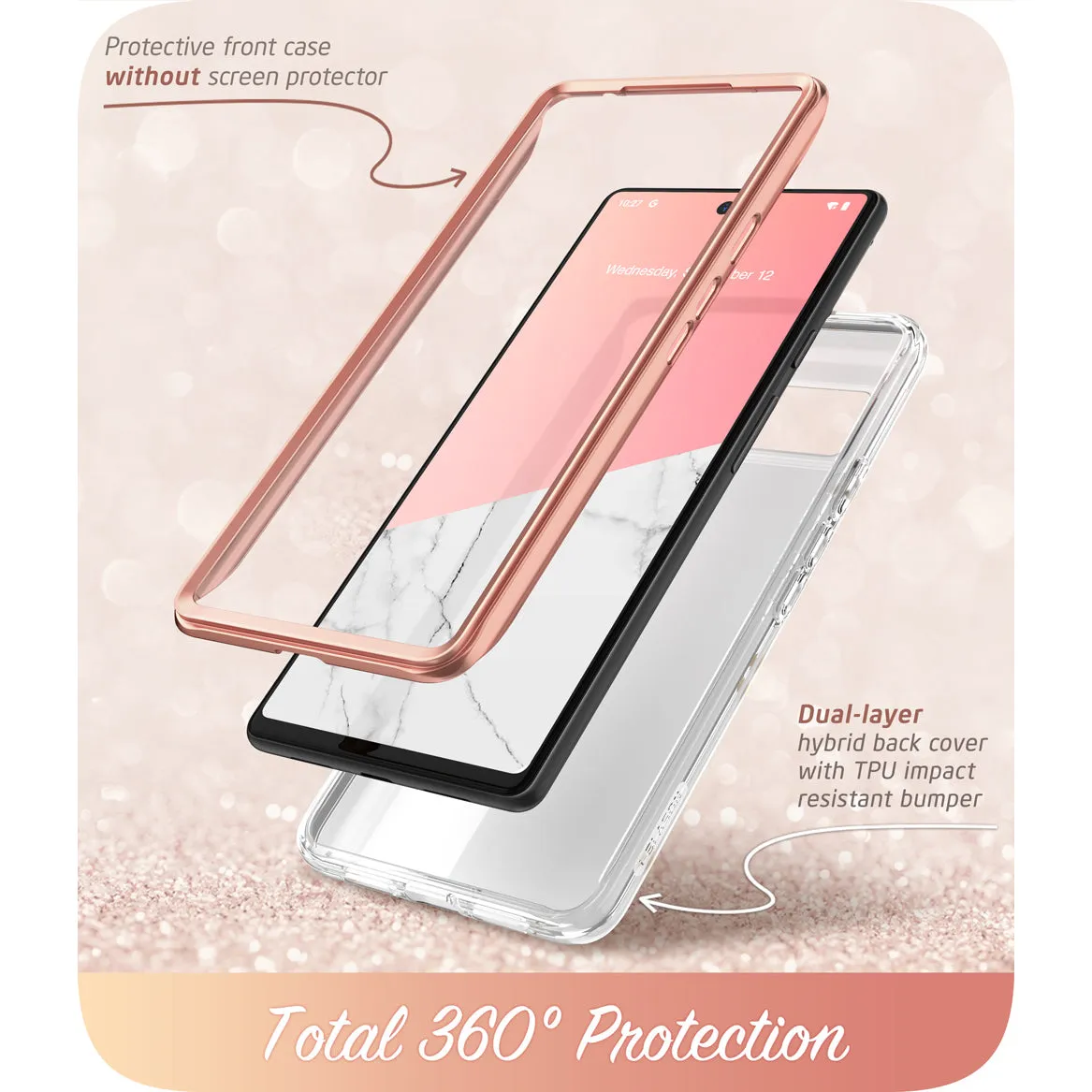 Google Pixel 6 Cosmo Case(open box) - Marble