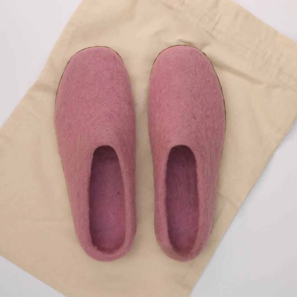 Greta Felted Wool Slippers