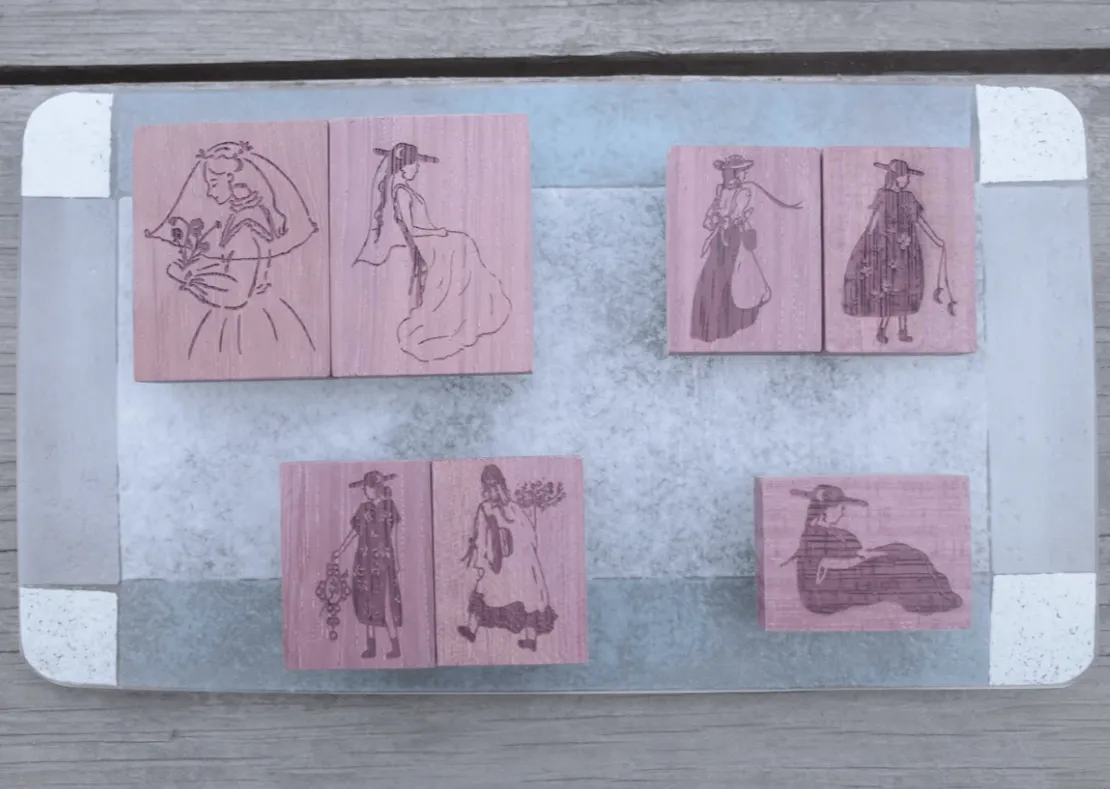 Hanen Studio Rubber Stamp - Girl (You)