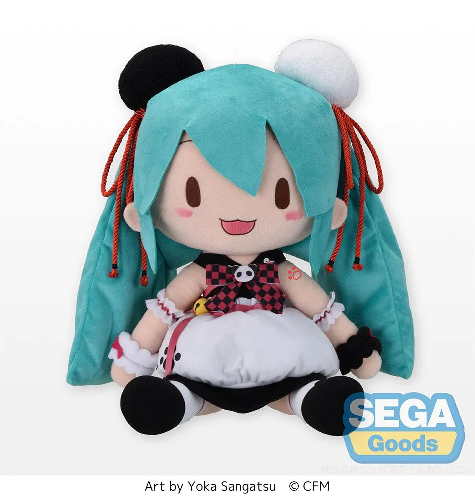 Hatsune Miku - Hatsune Miku (Panda Manju LL ver.) Fluffy Plush SEGA