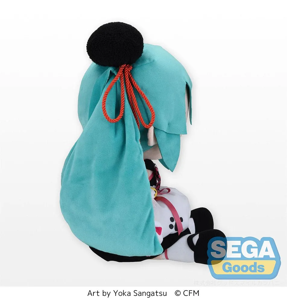 Hatsune Miku - Hatsune Miku (Panda Manju LL ver.) Fluffy Plush SEGA