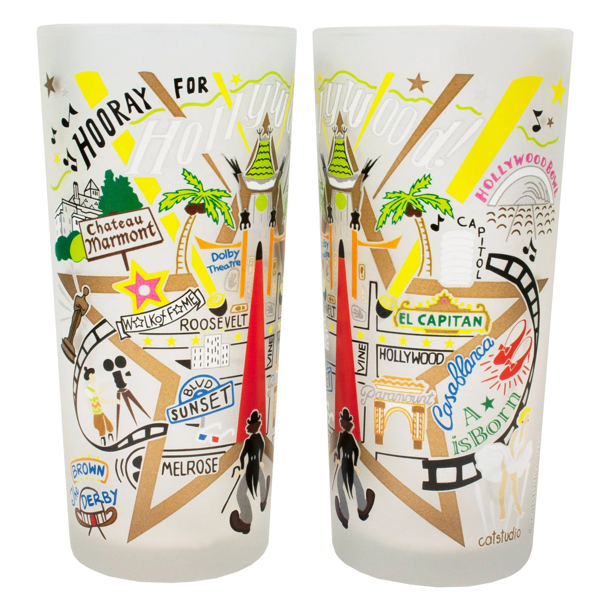 Hollywood Drinking Glass