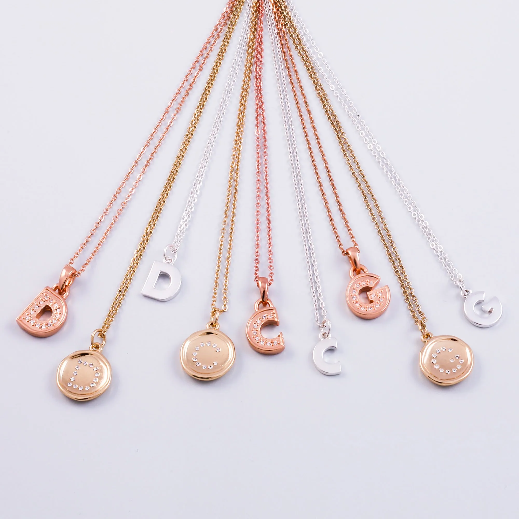 Initials Mixed Plating Three Styles Bundle 5056183904197