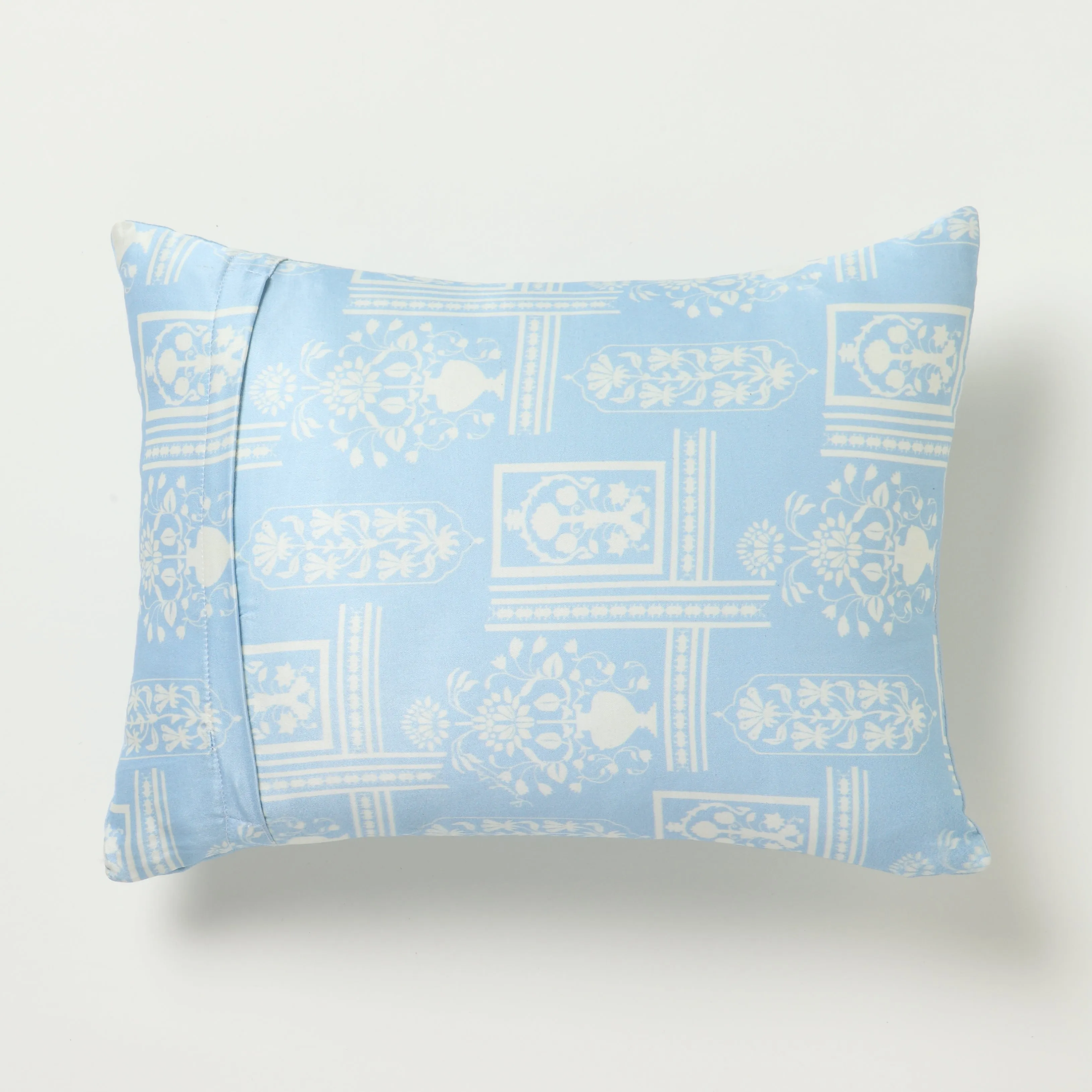 Jharoka Accent Embroidered Rectangular Cushion DEEP JADE