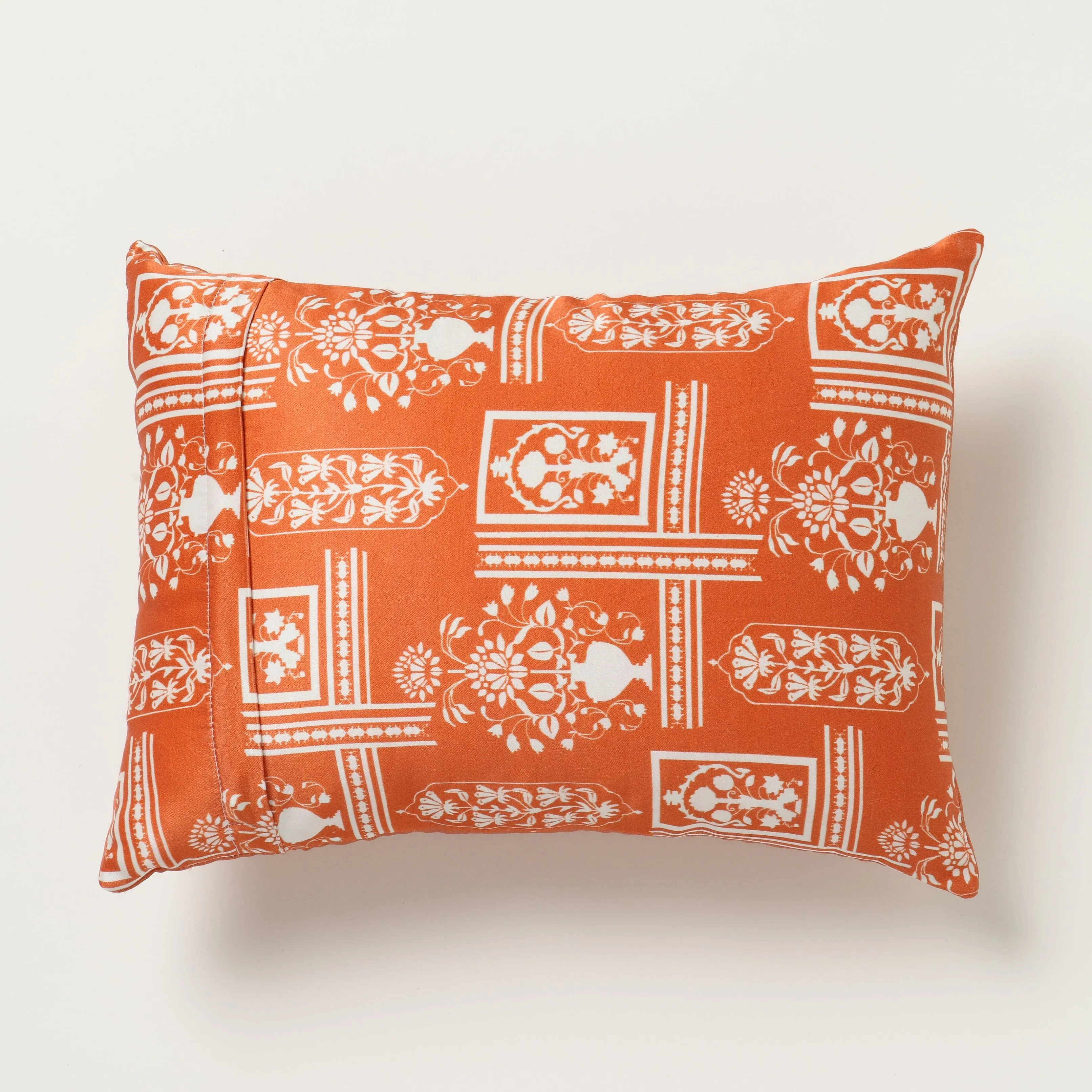 Jharoka Accent Embroidered Rectangular Cushion DEEP JADE