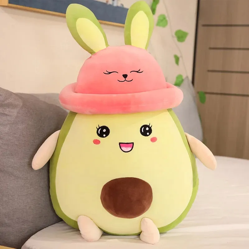 Kawaii Avocado Bunny Plush