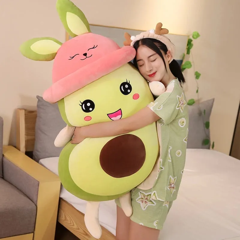 Kawaii Avocado Bunny Plush