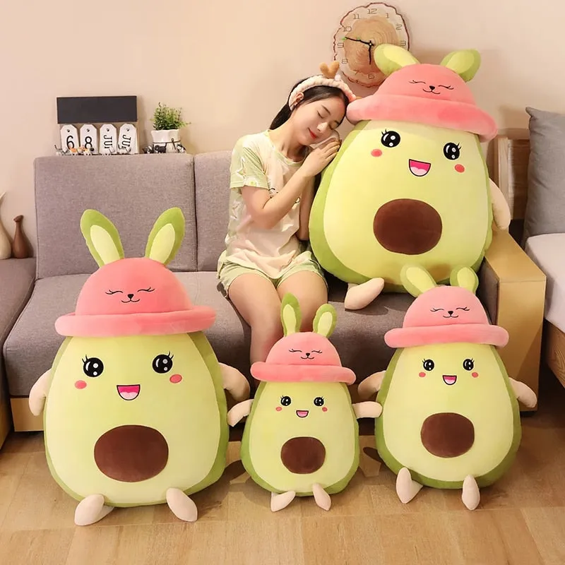 Kawaii Avocado Bunny Plush