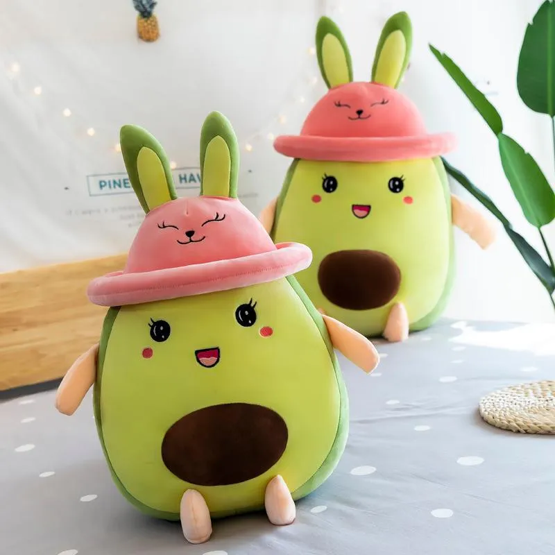 Kawaii Avocado Bunny Plush