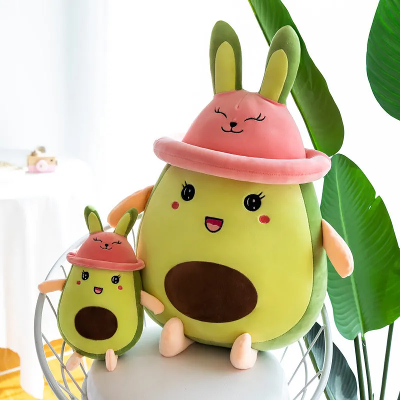 Kawaii Avocado Bunny Plush