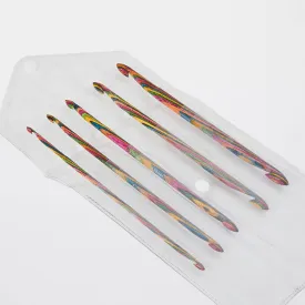 KnitPro Symfonie Wood Double Ended Crochet Set (3.0-3.5, 4.0-4.5, 5.0-5.5, 6.0-6.5, 7.0-8.0mm) (20730)