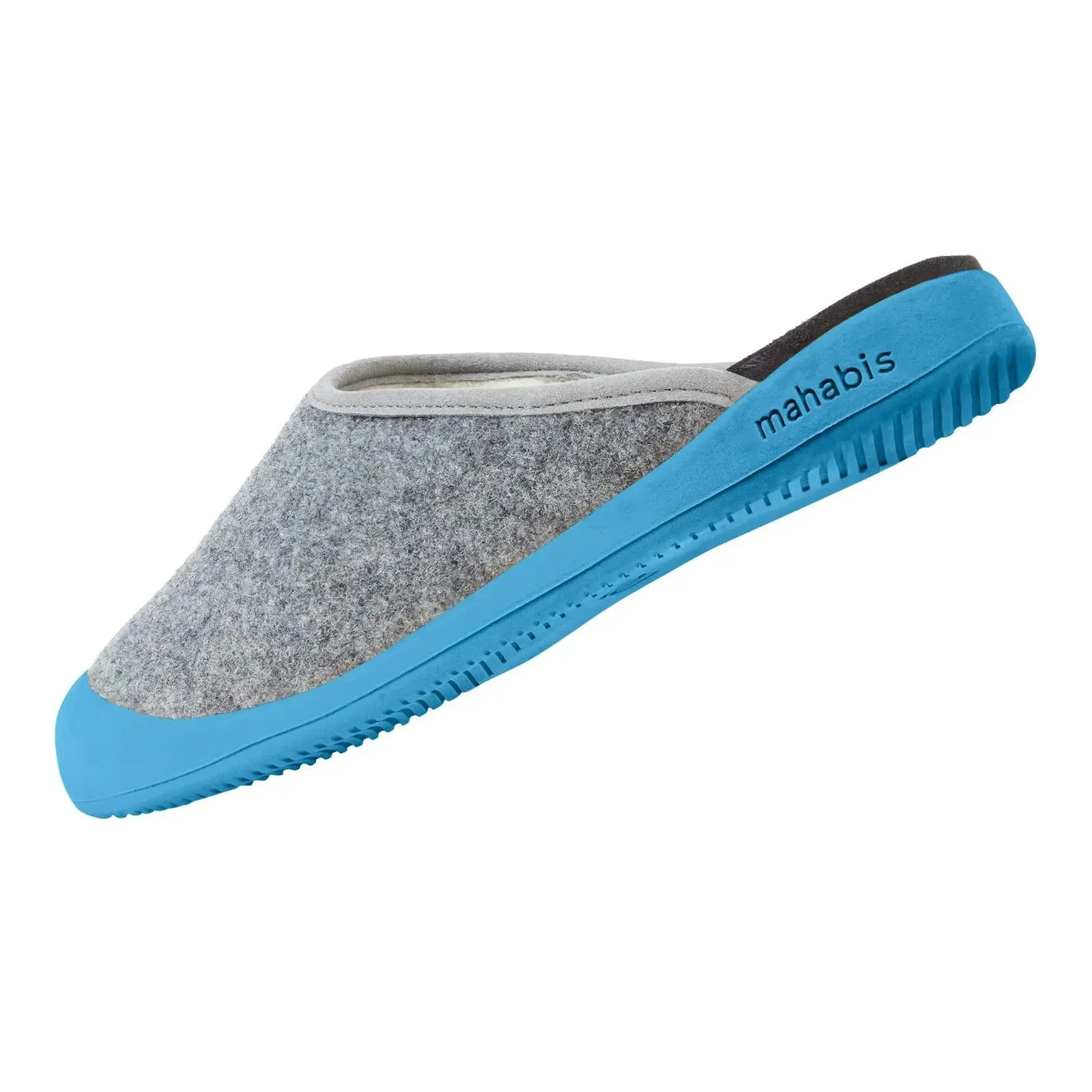 mahabis mule in larvik light grey x gozo blue