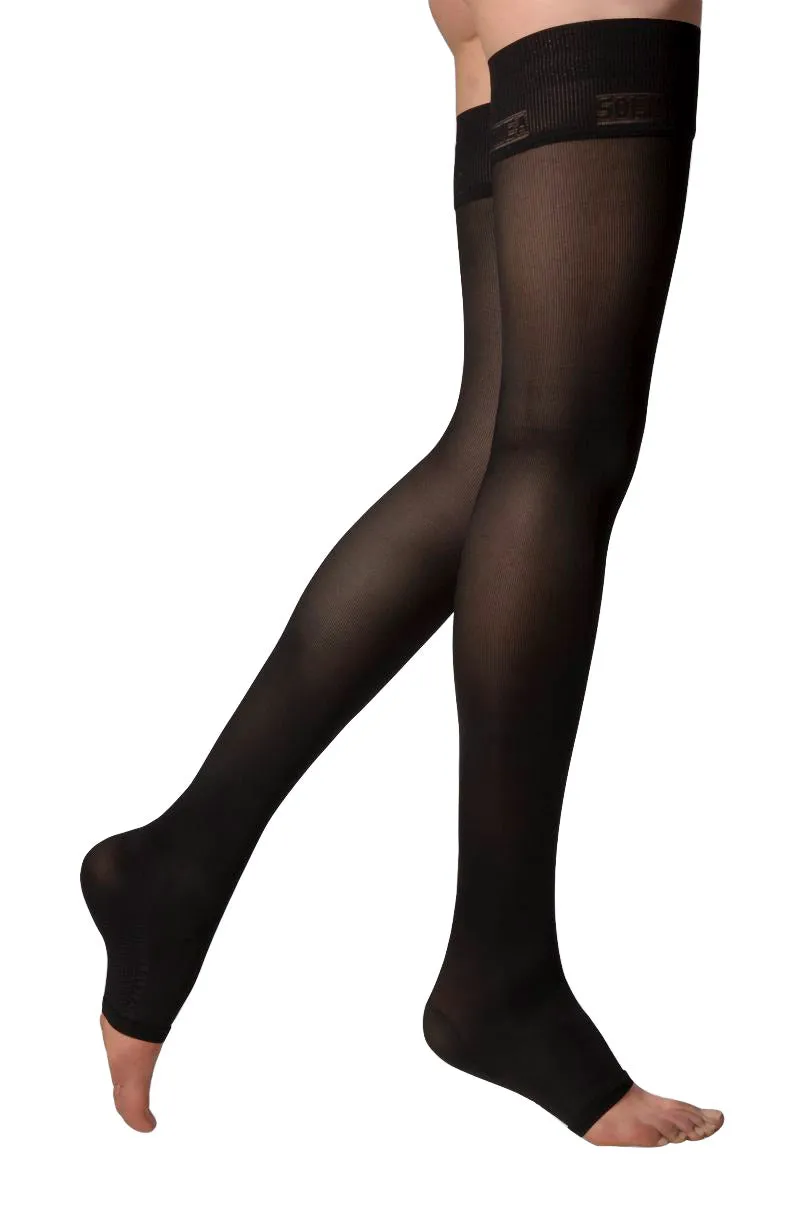 Marilyn CCL2 Open Toe Open Toe Compression Thigh Highs