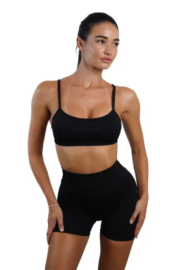 MINIMAL CROP - BLACK