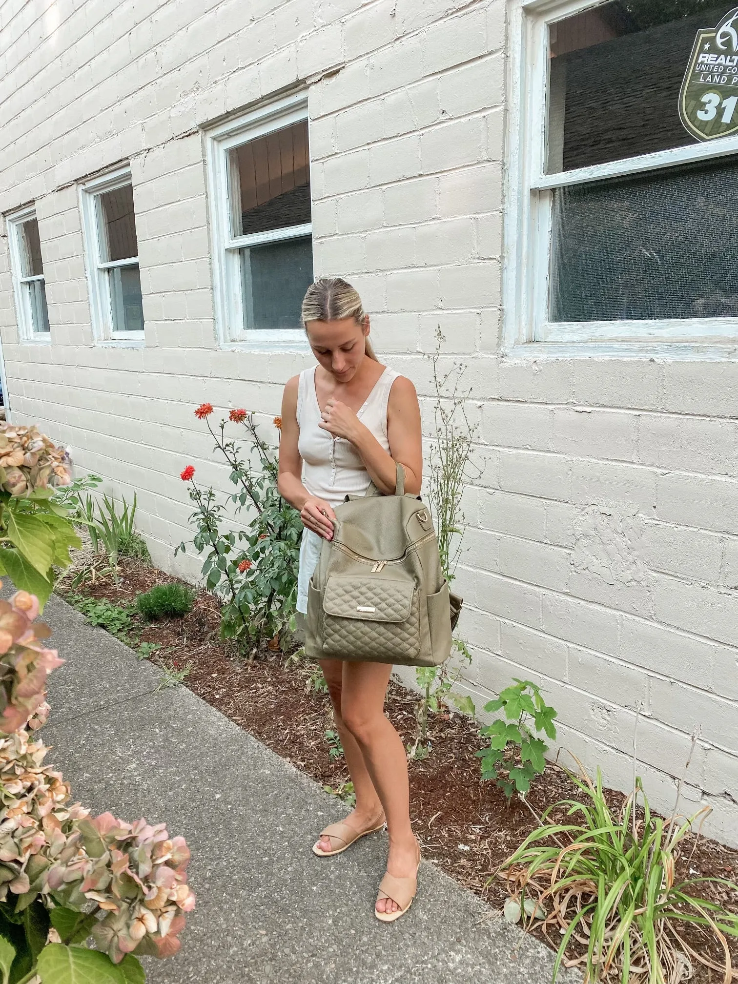 Monaco Diaper Bag | Olive Green