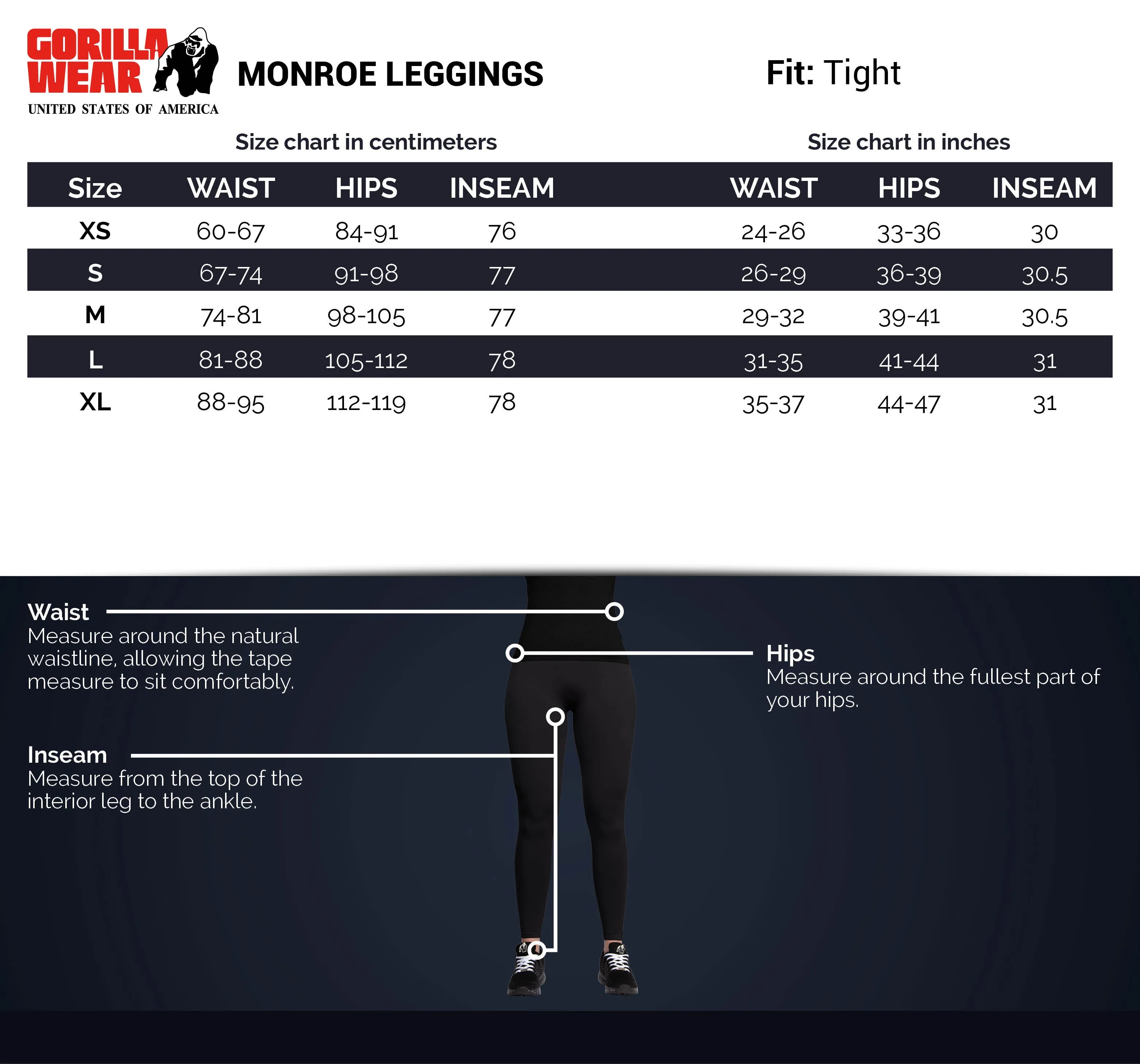 Monroe Leggings - Gray