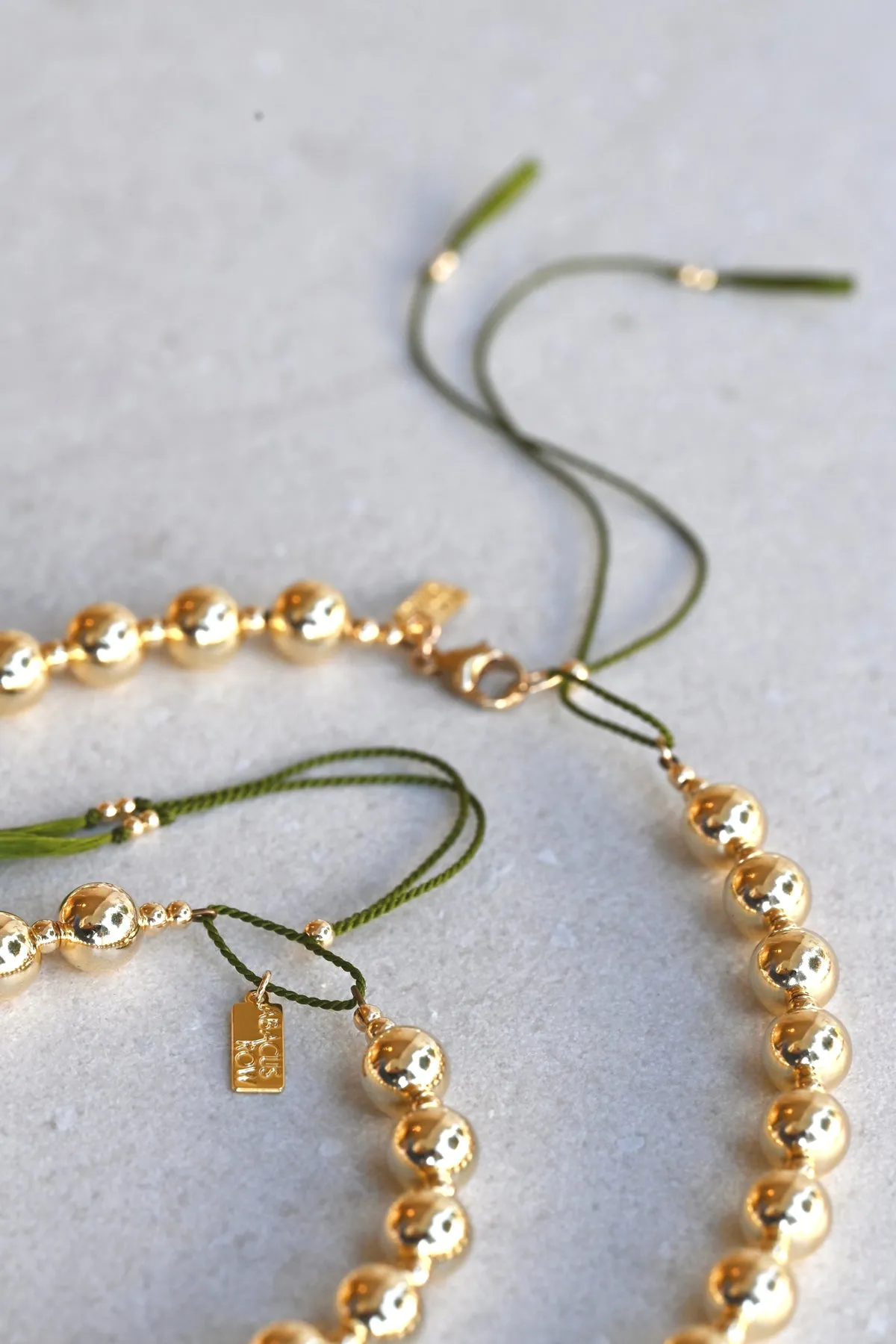 Moon Sun Bracelet, Moss