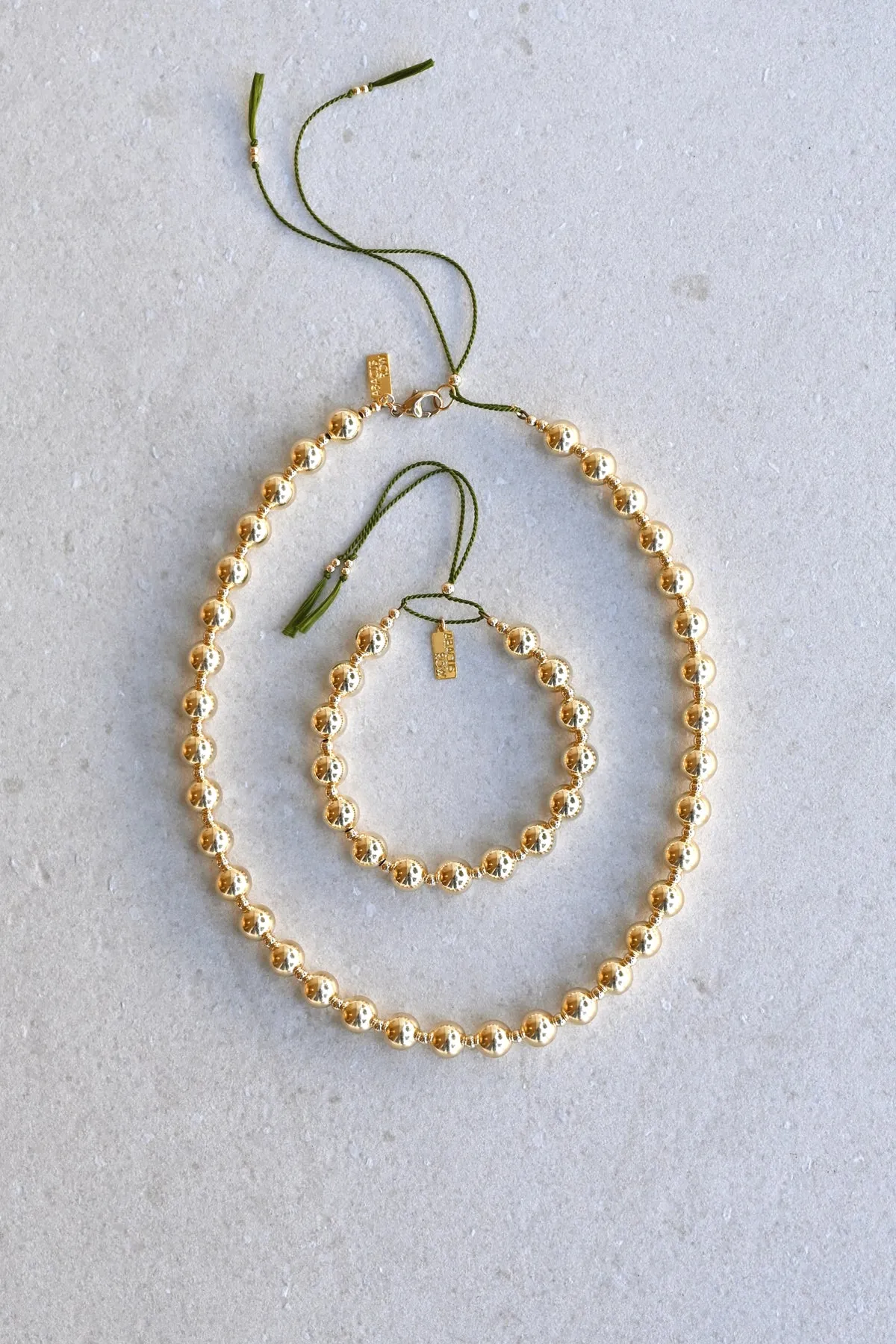 Moon Sun Bracelet, Moss